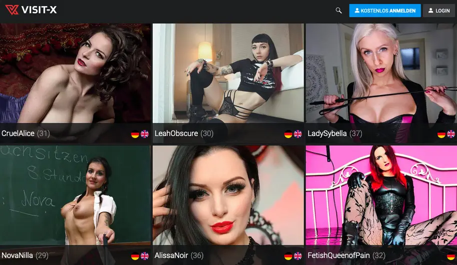 Mehr heiße Sex Fantasien und geilen BDSM Sex auf Visit-X